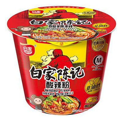 Baijia Instant Sweet Potato Vermicelli Original Sour & Hot Flavour (Bowl) 108g - YEPSS - 叶哺便利中超 - 英国最大亚洲华人网上超市